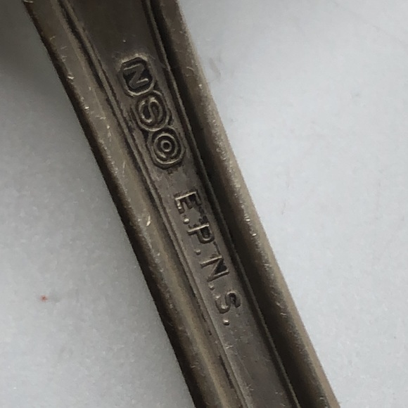 National Silver Co. Empire Pattern Pie Server Pierced Spatula Stainless Utensil - Picture 8 of 8